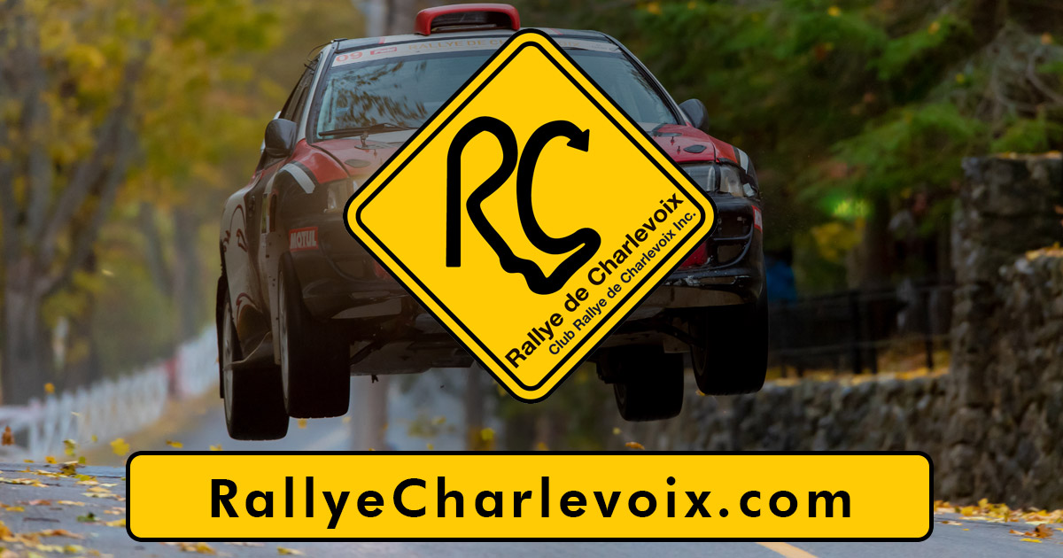 Bienvenue sur le site officiel du Rallye de Charlevoix
